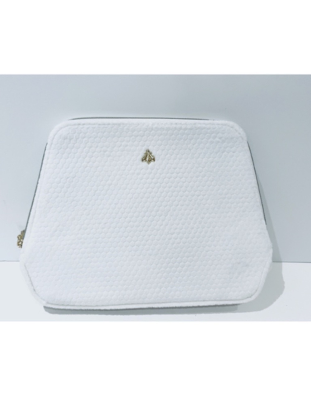 Guerlain Paris White Makeup Bag NEW